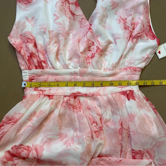 AURA (Red Dress Boutique) Floral Midi Dress Size Small New w Tag - Picture 12 of 15